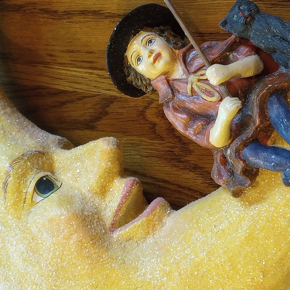 Bethany Lowe Halloween Witch On the Moon - Picture 2 of 7